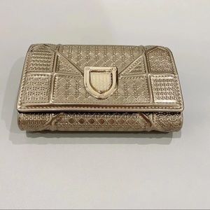 *SOLD Diorama Metallic Golden Wallet